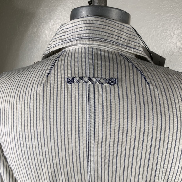 3J Workshop by Johnny Was Pinstripe Tuxedo Dutch Dress S NWT - Picture 6 of 9